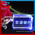 glass led light keyring for company gifts souvenirs
